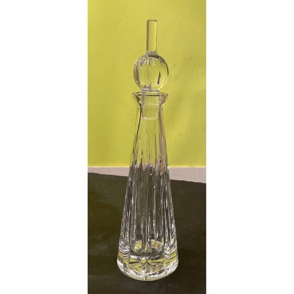 WATERFORD MARQUIS SHERIDAN TOWER STYLE CRYSTAL DECANTER & STOPPER - Picture 1 of 3